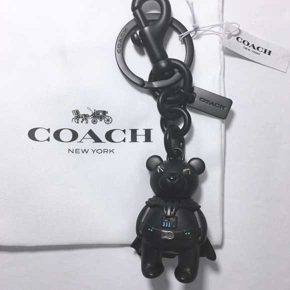 Coach Star Wars Darth Vader Keychain Bag Charm NWT - Picture 4 of 6